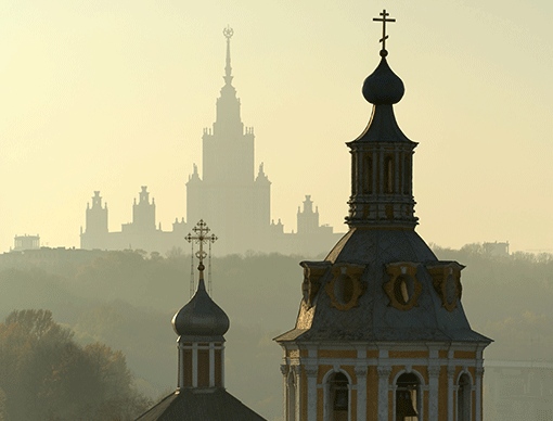 russian city building tops russian city building tops