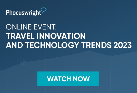 Watch now: Travel Innovation and Technology Trends 2023 online event Watch now: Travel Innovation and Technology Trends 2023 online event