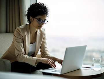 woman working at laptop woman working at laptop