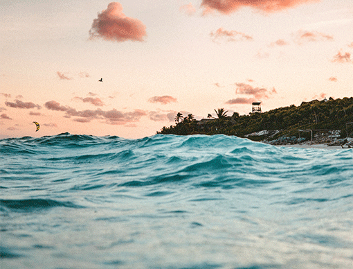 ocean at sunset ocean at sunset